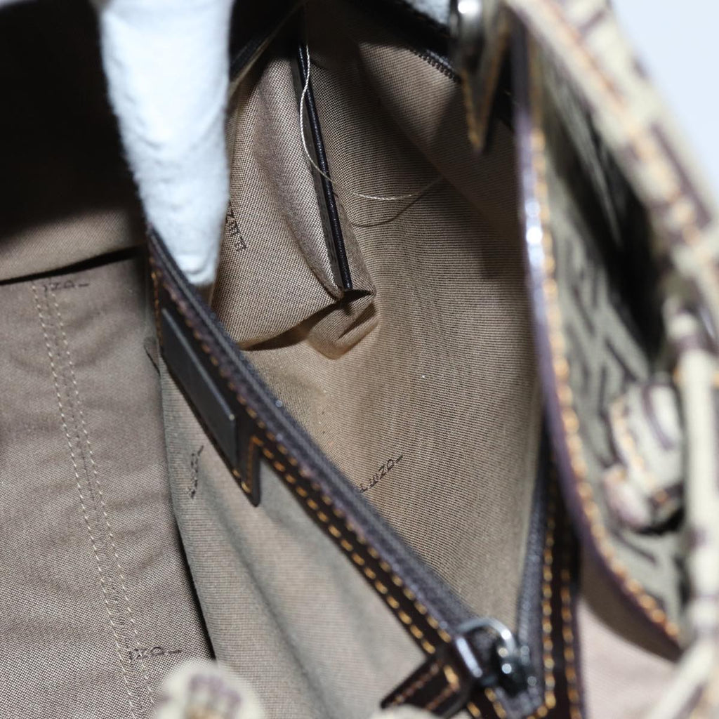 FENDI Zucchino Canvas Hand Bag Beige71826