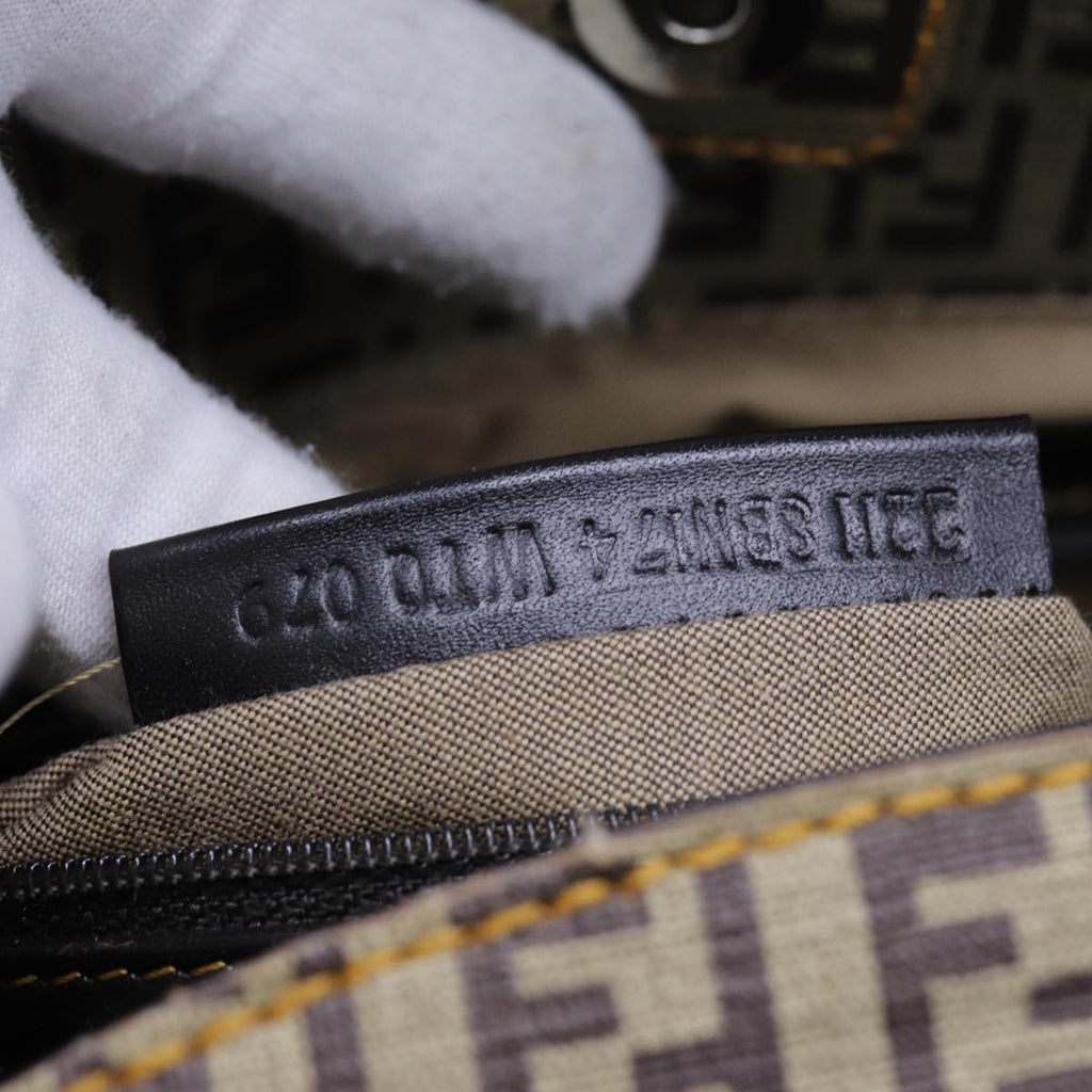 FENDI Zucchino Canvas Hand Bag Beige71826