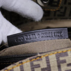 FENDI Zucchino Canvas Hand Bag Beige71826