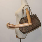 FENDI Zucchino Canvas Hand Bag Beige71826