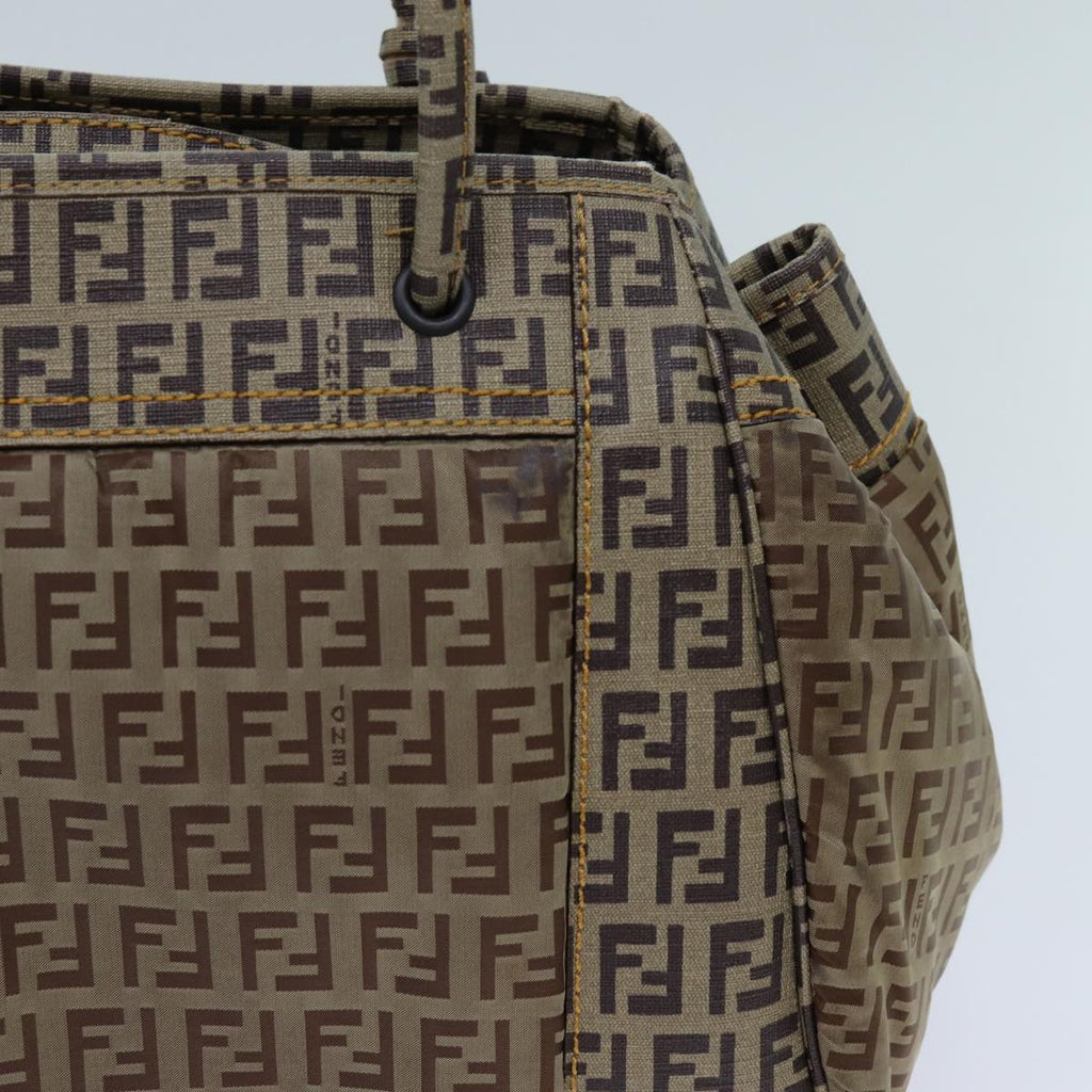 FENDI Zucchino Canvas Hand Bag Beige71826