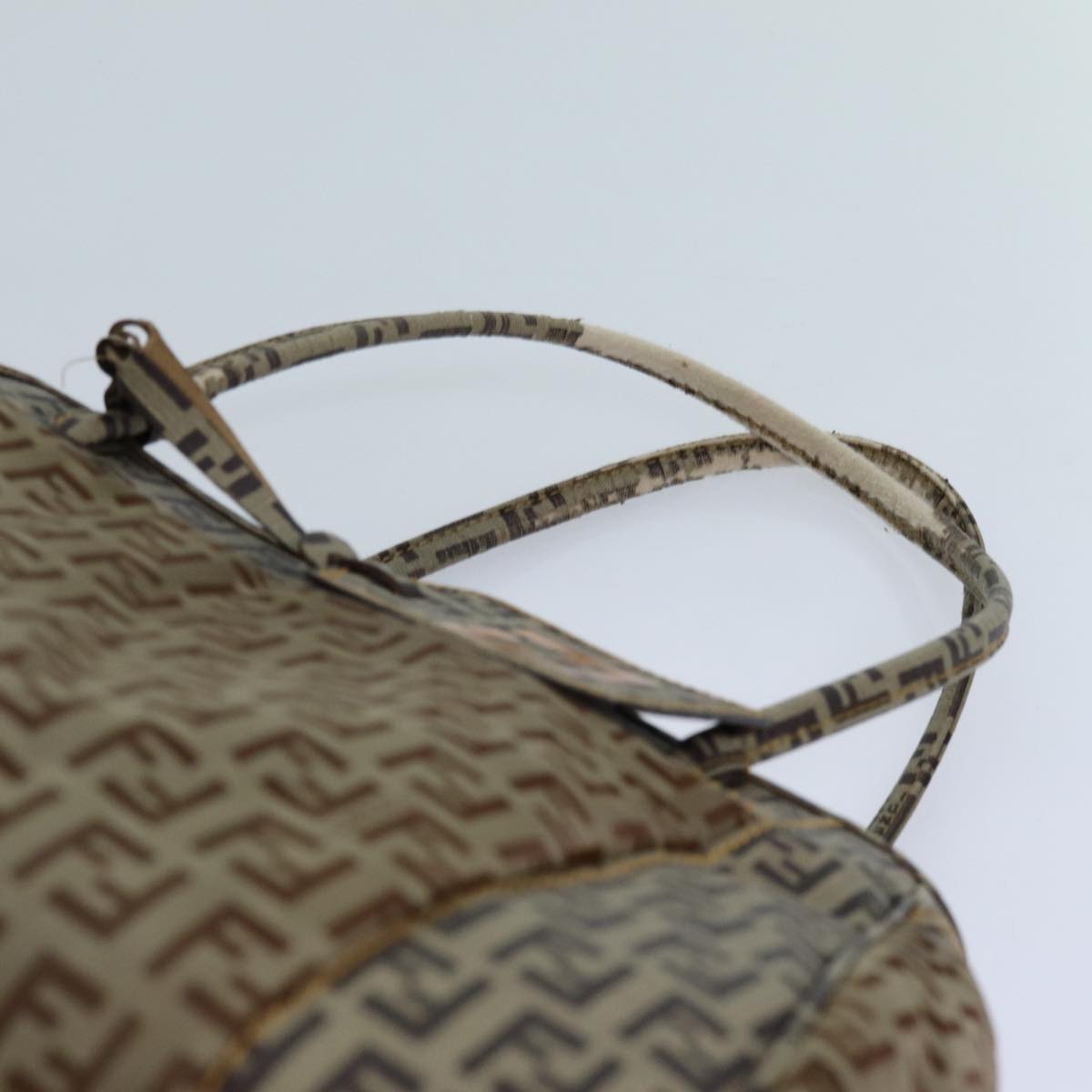 FENDI Zucchino Canvas Hand Bag Beige71826