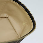 FENDI Zucca Canvas Vanity Cosmetic Pouch Brown Black71829