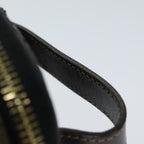 FENDI Zucca Canvas Vanity Cosmetic Pouch Brown Black71829