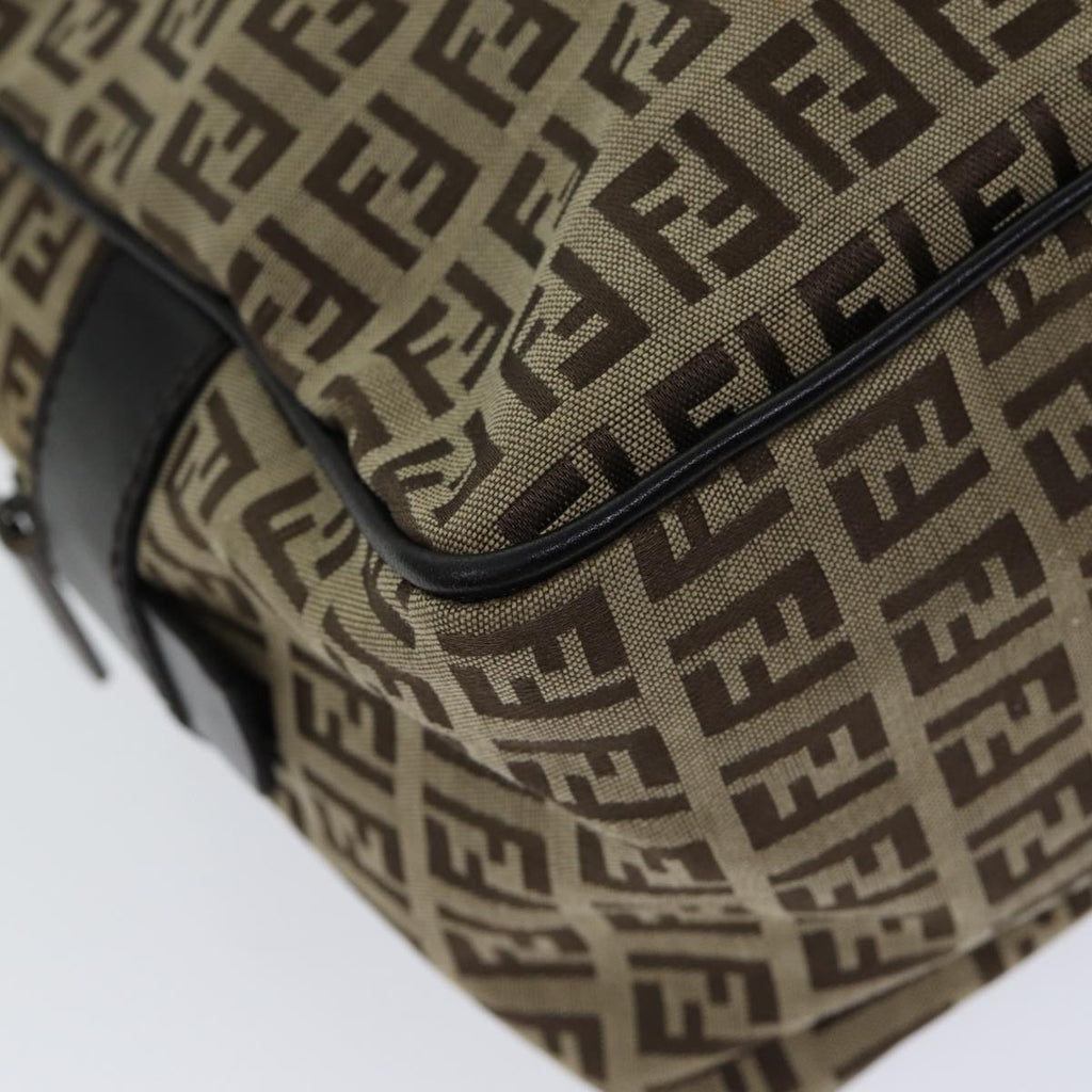 FENDI Zucchino Canvas Hand Bag Beige71830