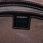 FENDI Zucchino Canvas Hand Bag Beige71830