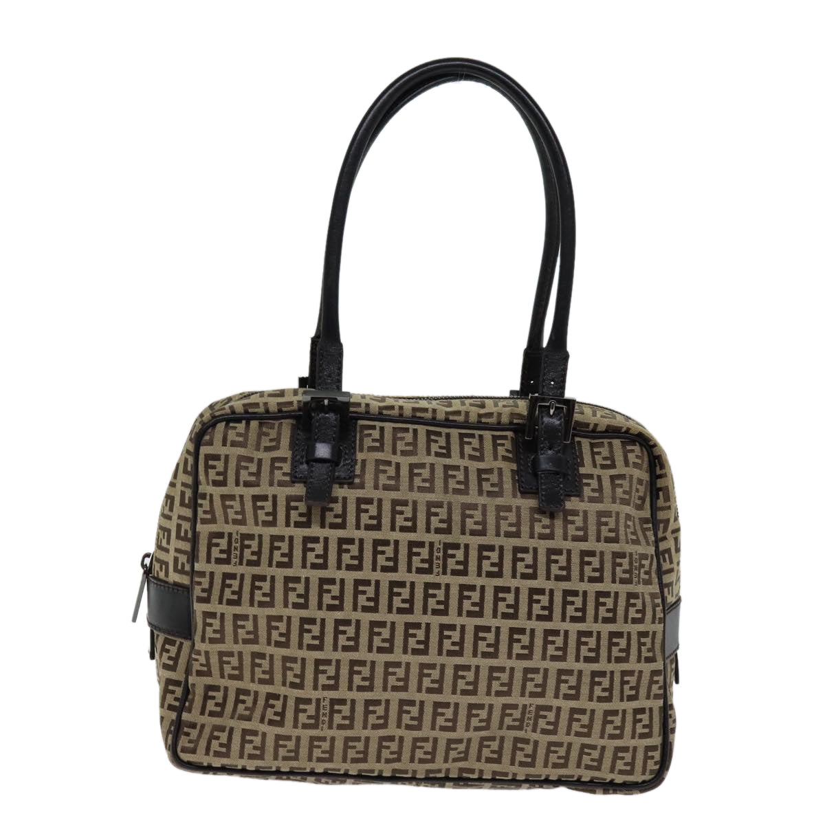 FENDI Zucchino Canvas Hand Bag Beige71830