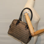 FENDI Zucchino Canvas Hand Bag Beige71830