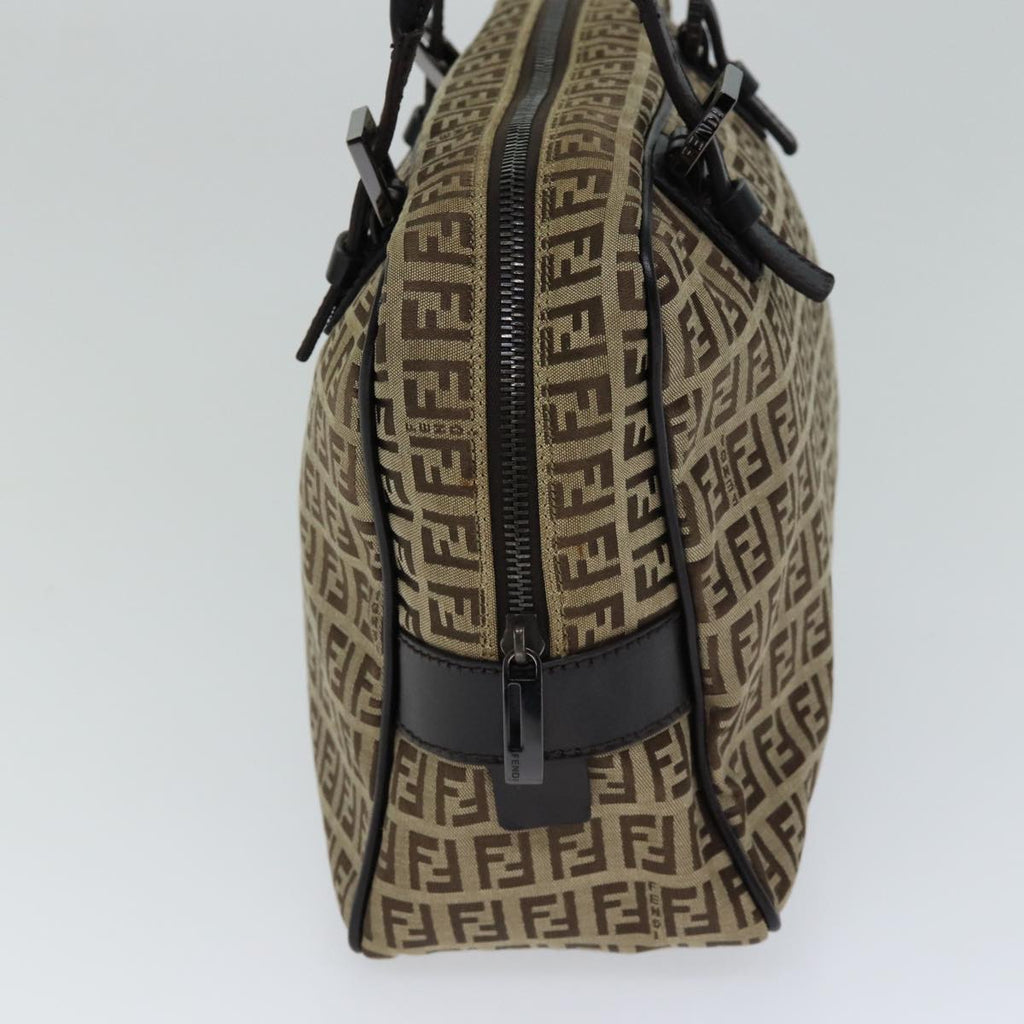 FENDI Zucchino Canvas Hand Bag Beige71830