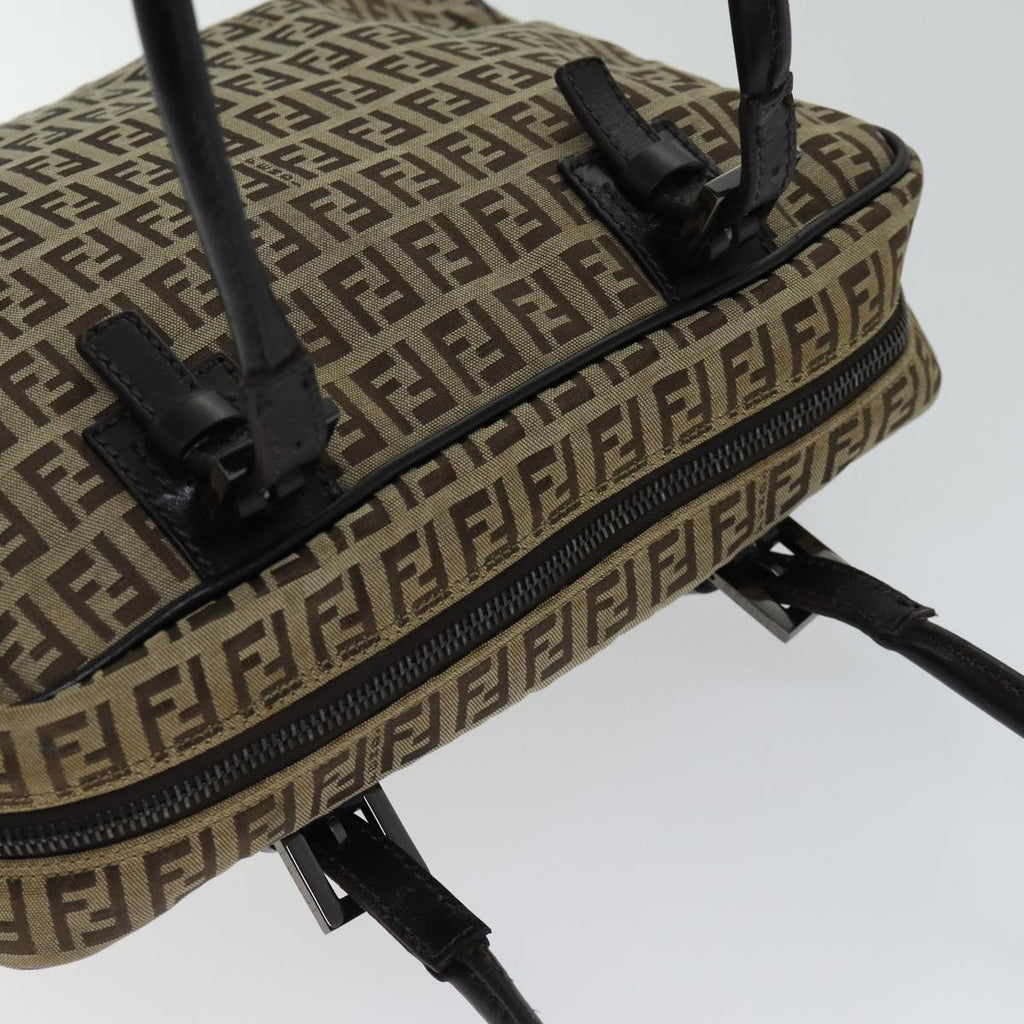 FENDI Zucchino Canvas Hand Bag Beige71830