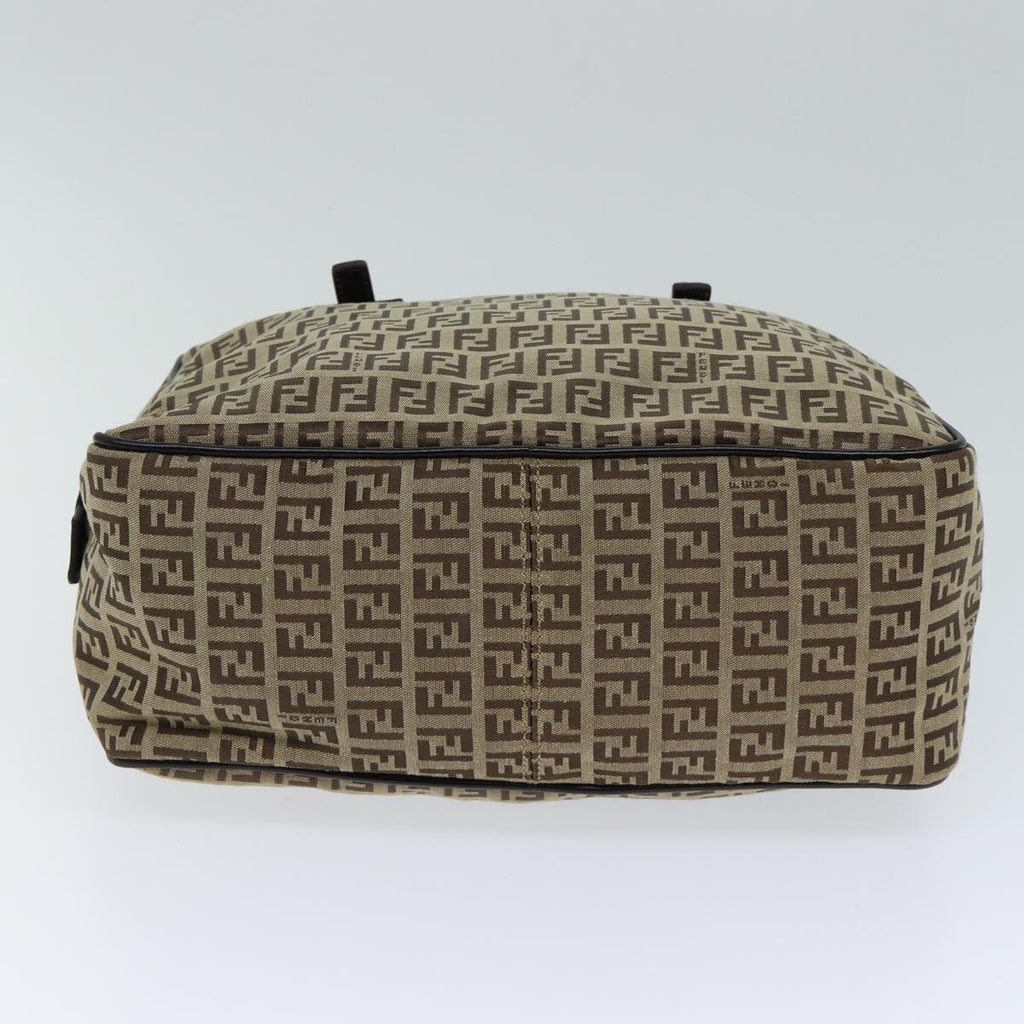 FENDI Zucchino Canvas Hand Bag Beige71830
