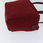 FENDI Zucchino Canvas Hand Bag Red71832