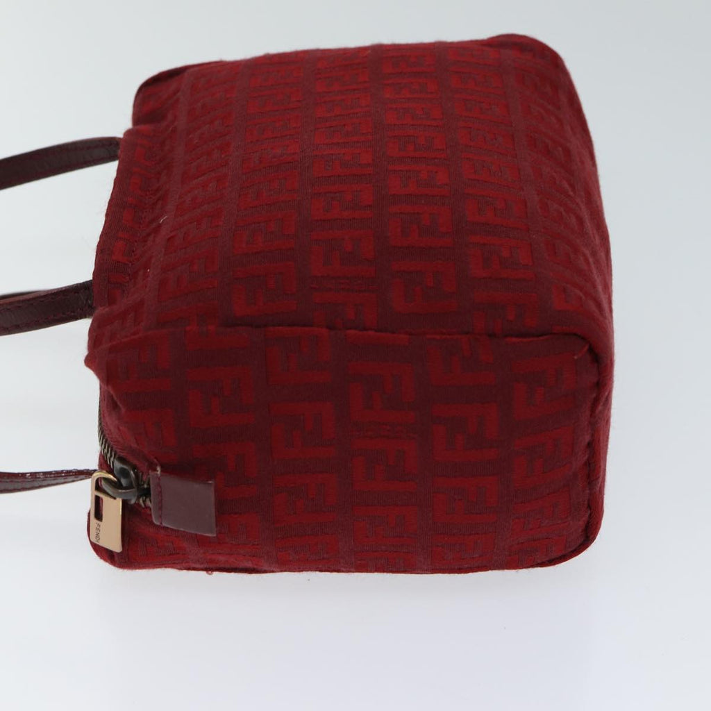 FENDI Zucchino Canvas Hand Bag Red71832