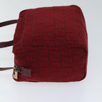 FENDI Zucchino Canvas Hand Bag Red71832