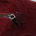 FENDI Zucchino Canvas Hand Bag Red71832