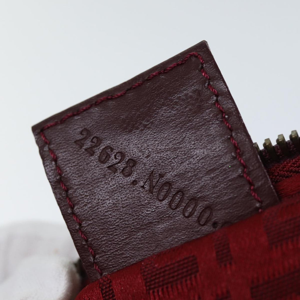 FENDI Zucchino Canvas Hand Bag Red71832