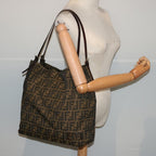 FENDI Zucca Canvas Tote Bag Brown71834
