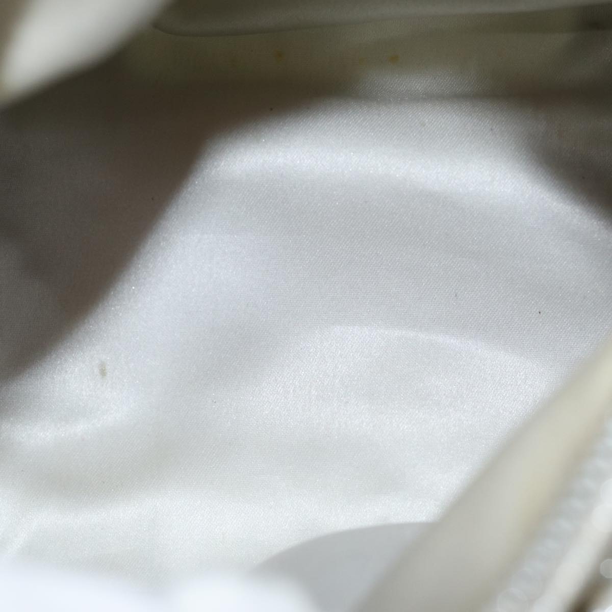 FENDI Zucchino Canvas Hand Bag Silver71836