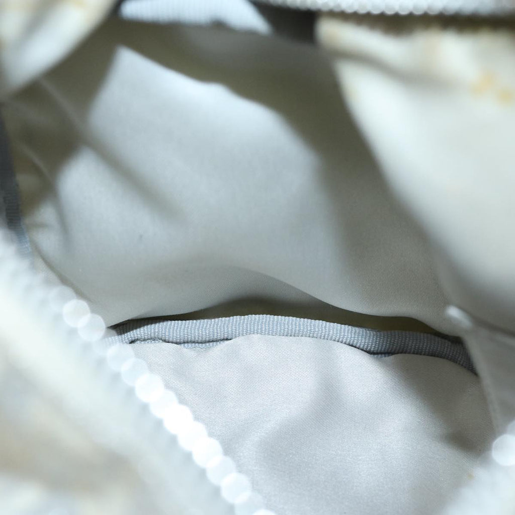 FENDI Zucchino Canvas Hand Bag Silver71836