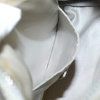 FENDI Zucchino Canvas Hand Bag Silver71836