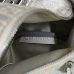 FENDI Zucchino Canvas Hand Bag Silver71836