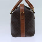 CELINE Macadam Canvas Hand Bag PVC Brown  71883