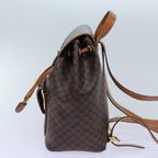 CELINE Macadam Canvas Backpack PVC Brown  71899