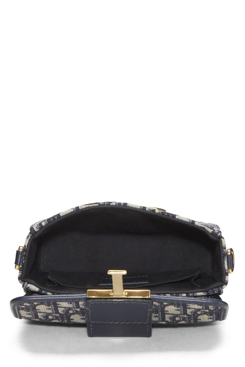 Dior,  Navy Oblique Jacquard 30 Montaigne Box Bag, Navy