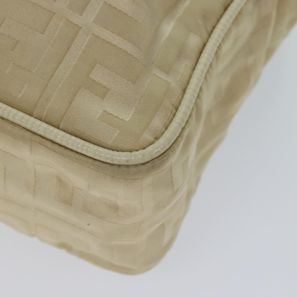 FENDI Zucca Canvas Hand Bag 2way Cream71902