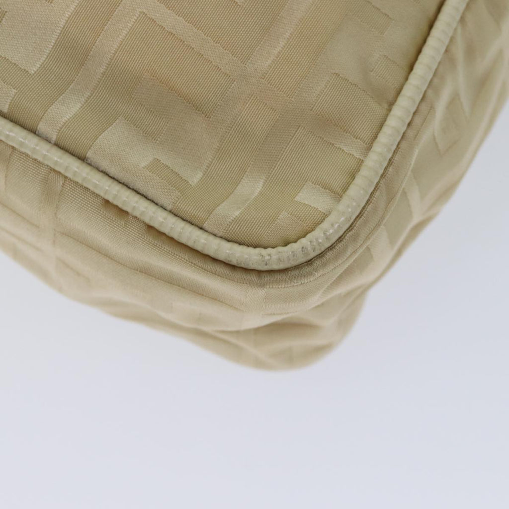 FENDI Zucca Canvas Hand Bag 2way Cream71902