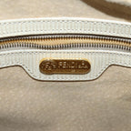 FENDI Zucca Canvas Hand Bag 2way Cream71902