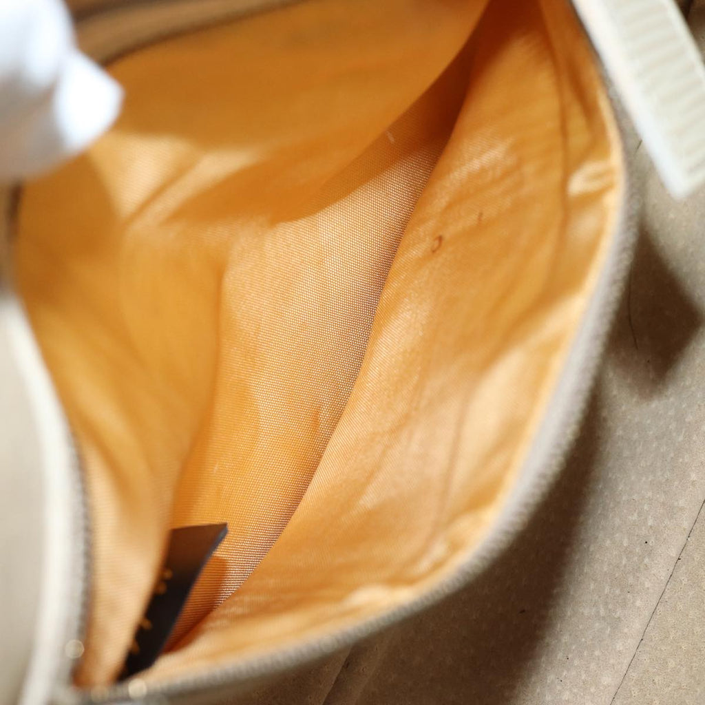 FENDI Zucca Canvas Hand Bag 2way Cream71902