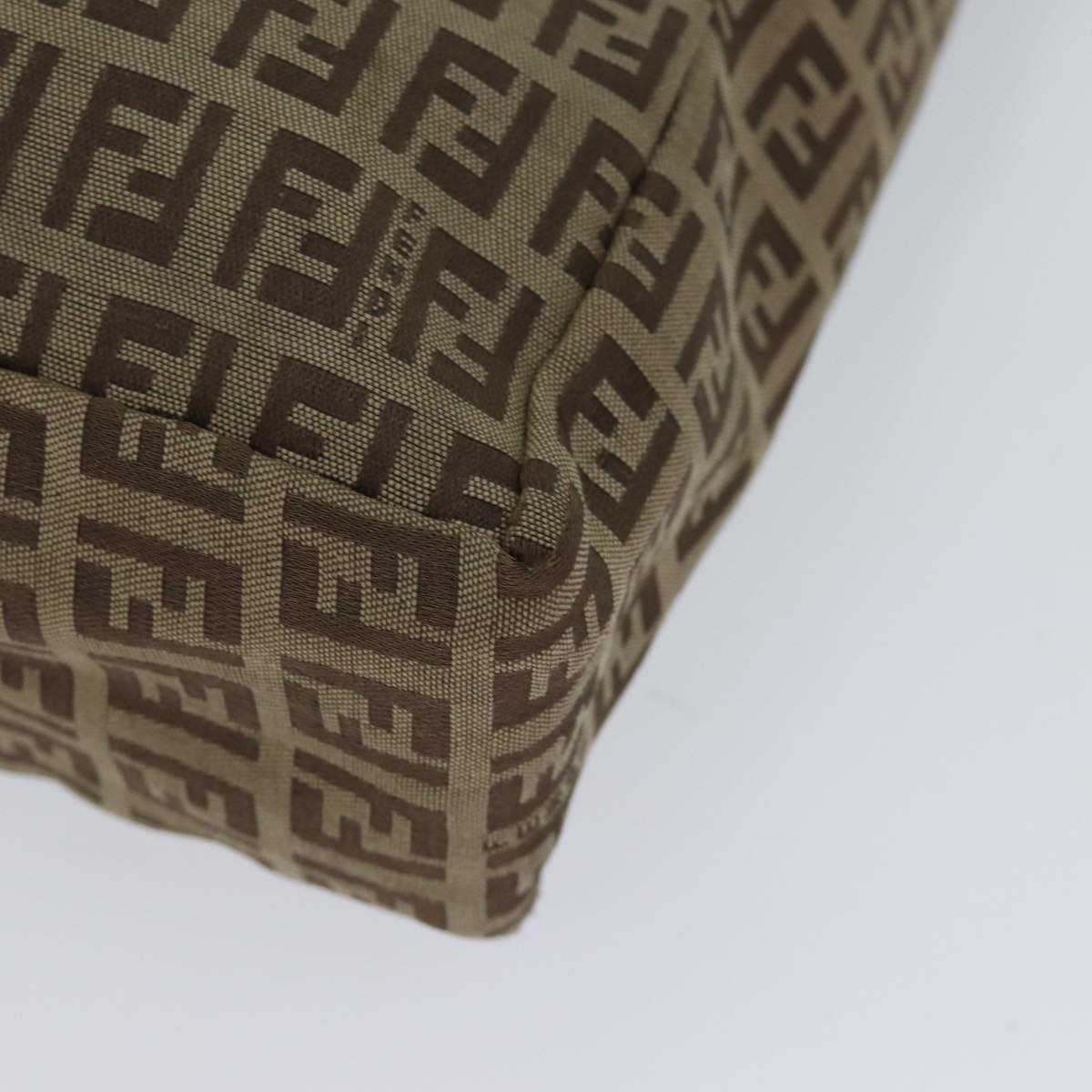 FENDI Zucchino Canvas Tote Bag Beige71920