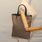 FENDI Zucchino Canvas Tote Bag Beige71920