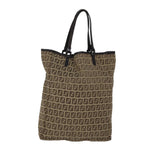 FENDI Zucchino Canvas Tote Bag Beige71920