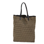 FENDI Zucchino Canvas Tote Bag Beige71920