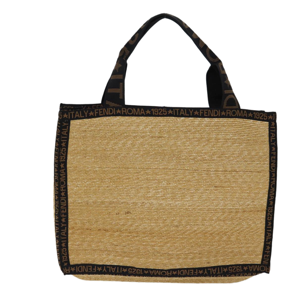 FENDI Tote Bag Raffia Beige71921
