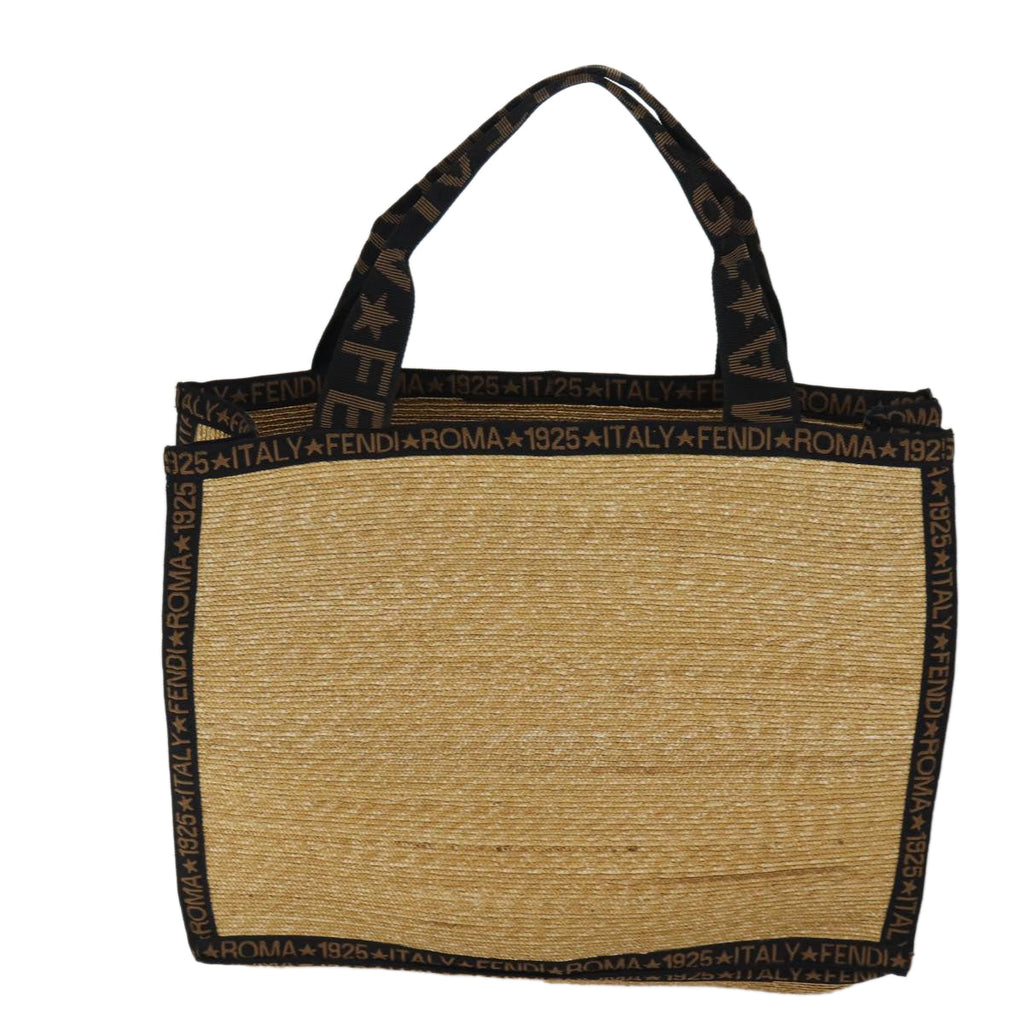 FENDI Tote Bag Raffia Beige71921