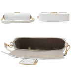 Fendi Baguette Bag White Canvas 8BR600