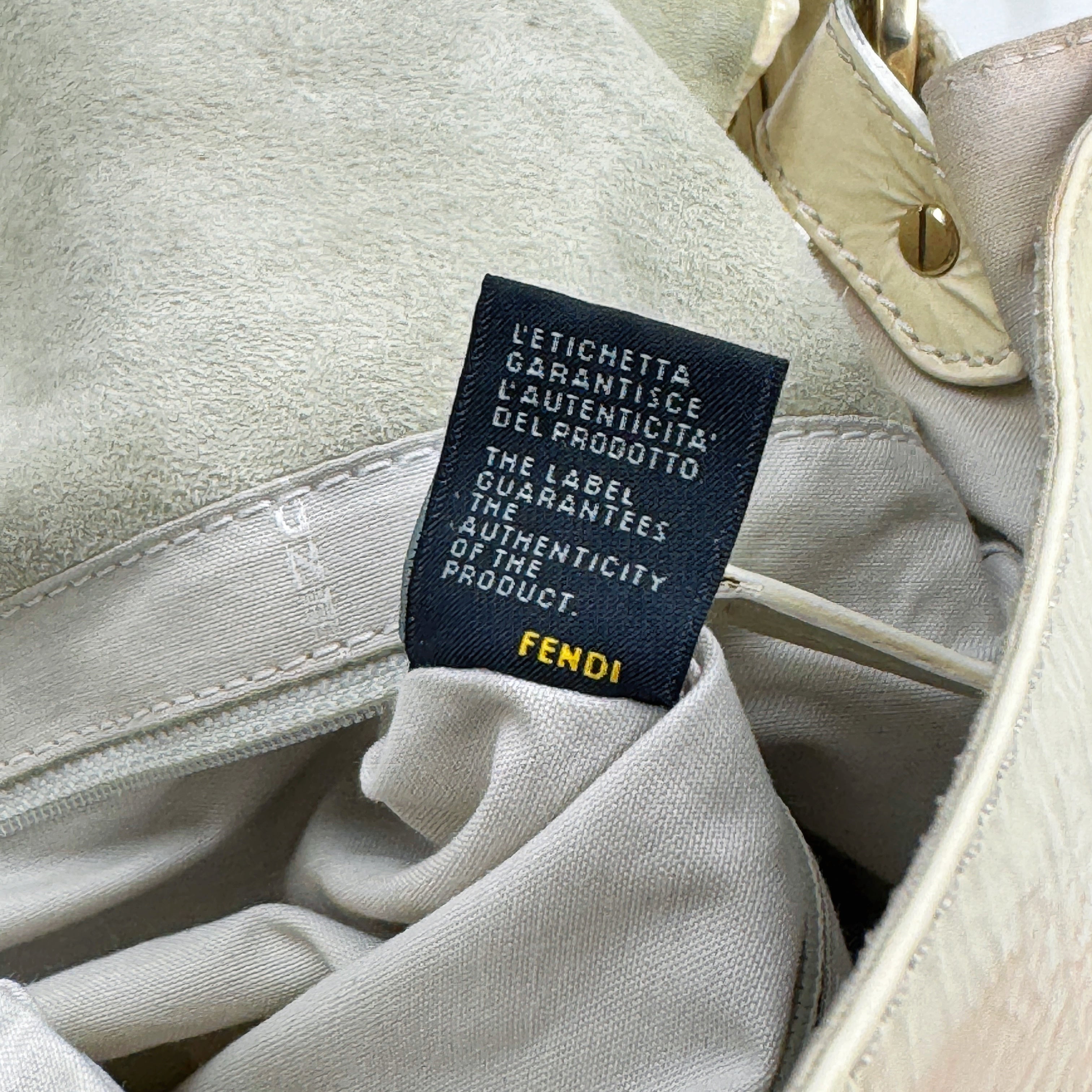 Fendi Baguette Patent Lather Shoulder Bag TWS