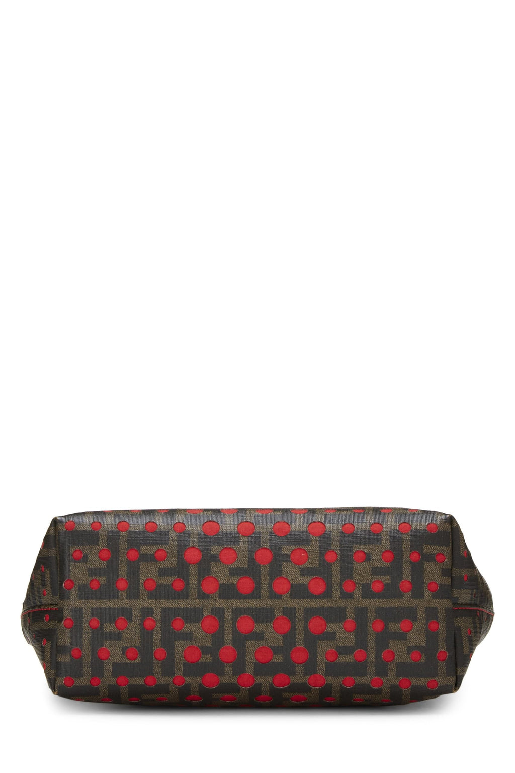 Fendi,  Red Zucca Coated Canvas Spalmati Roll Tote Mini, Red