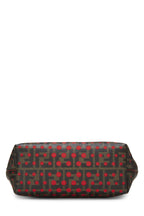 Fendi,  Red Zucca Coated Canvas Spalmati Roll Tote Mini, Red