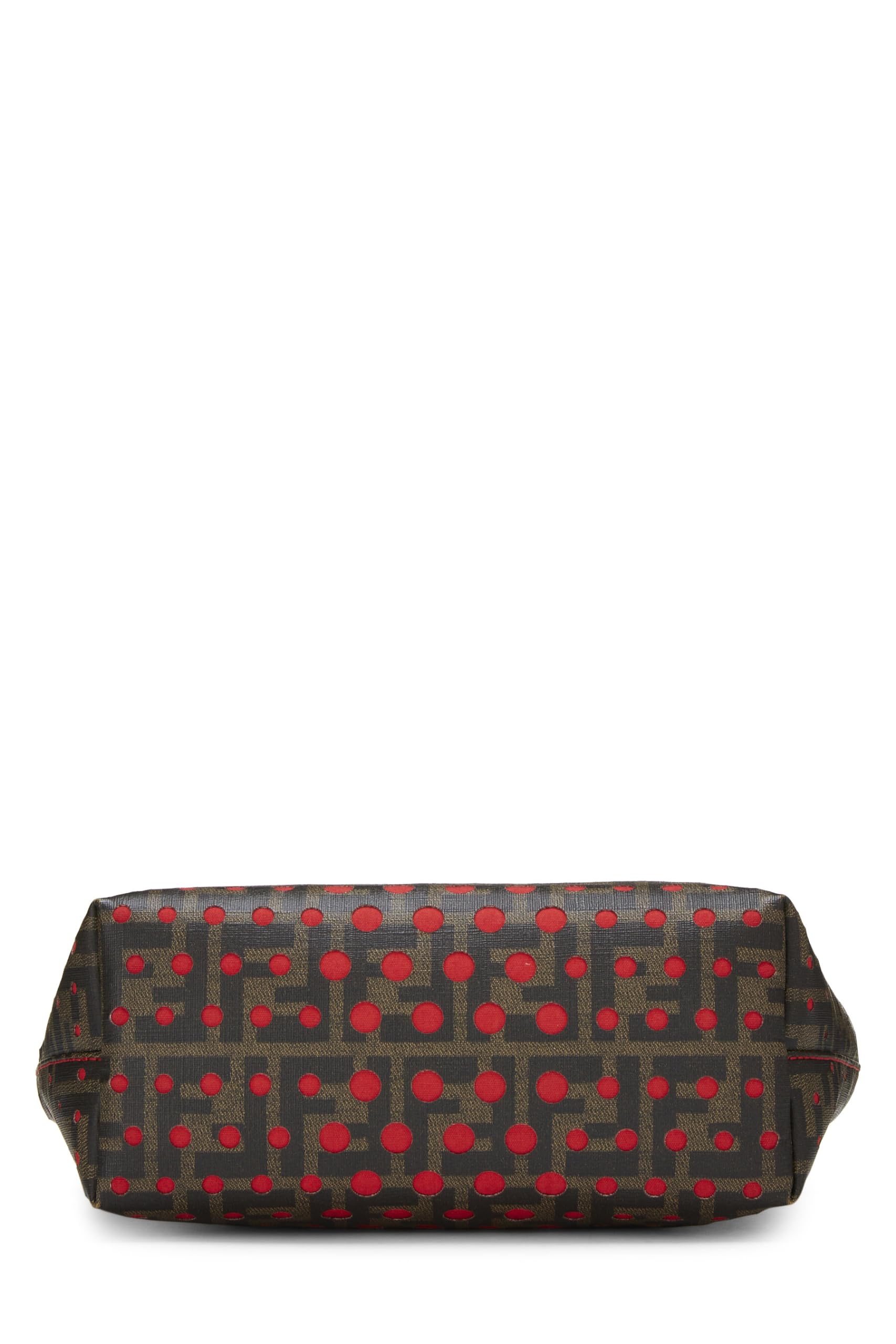Fendi,  Red Zucca Coated Canvas Spalmati Roll Tote Mini, Red