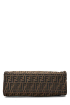 Fendi,  Brown Zucca Velour Bag Du Jour Small, Brown