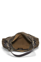 Fendi,  Brown Zucca Canvas Chef Hobo, Brown