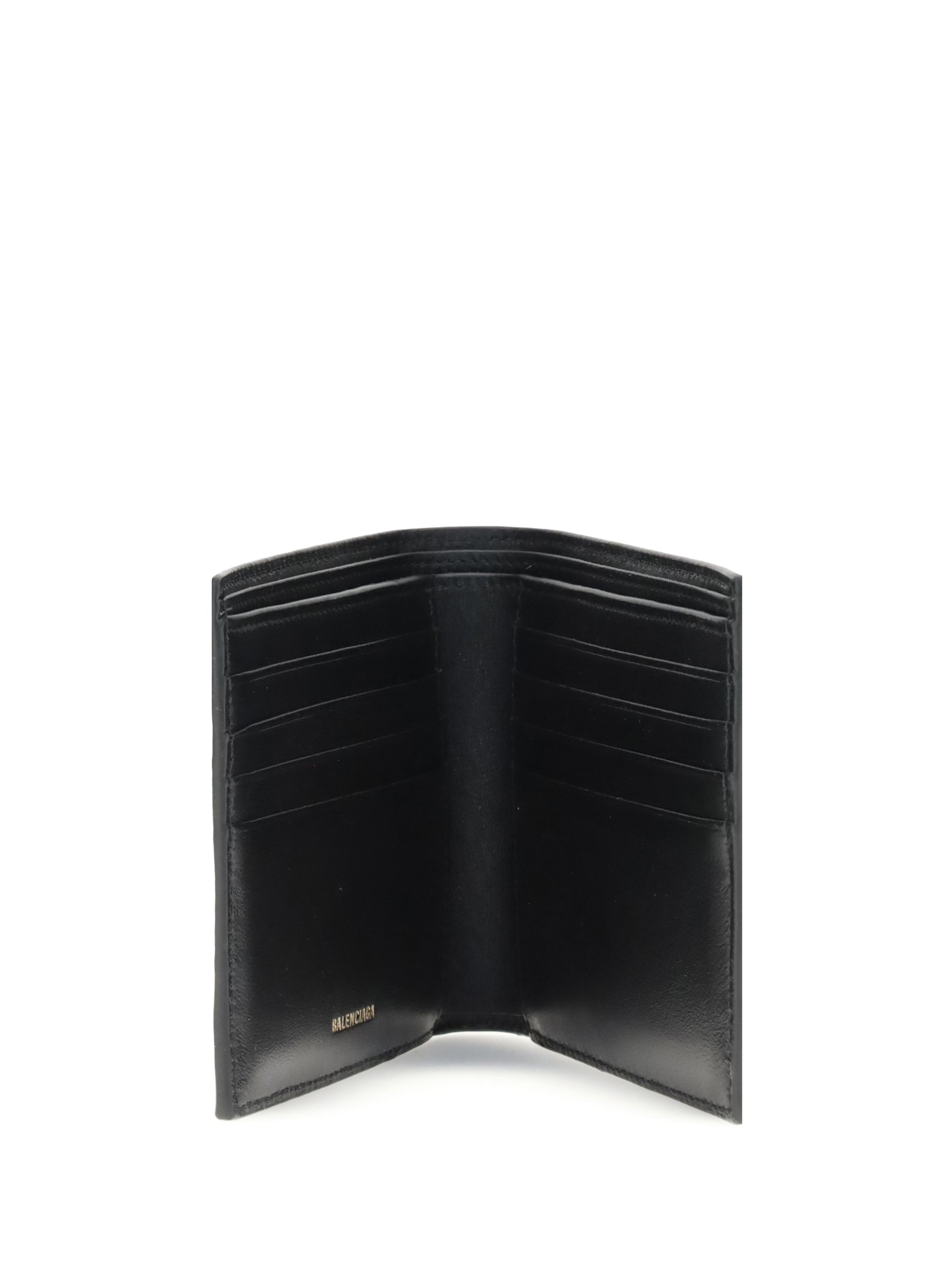 Balenciaga Men Logo Plaque Wallet
