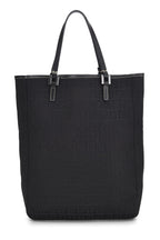 Fendi,  Black Zucchino Canvas Tote, Black