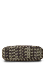 Fendi,  Brown Zucchino Canvas Shoulder Bag, Brown