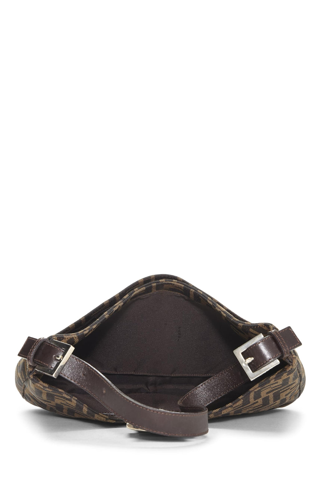 Fendi,  Brown Zucca Canvas Shoulder Bag, Brown