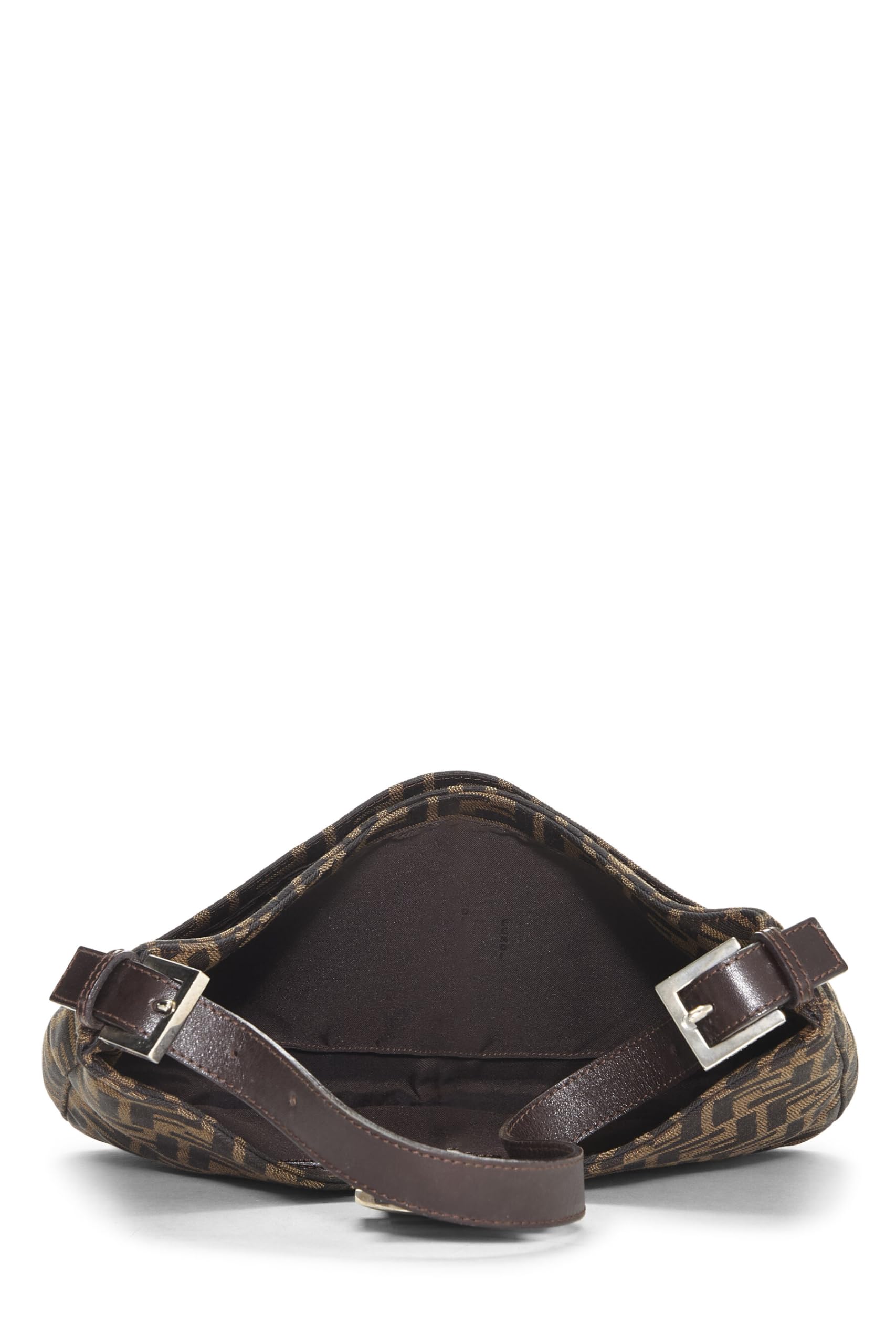 Fendi,  Brown Zucca Canvas Shoulder Bag, Brown